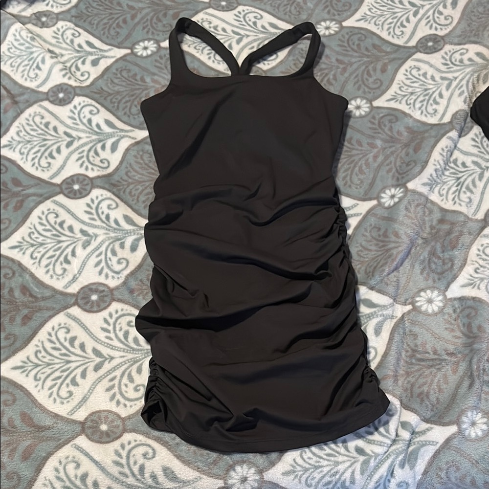 Used XS Cotton On, black tight dress